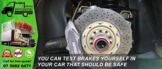 Test Brakes Yourself In Your Car